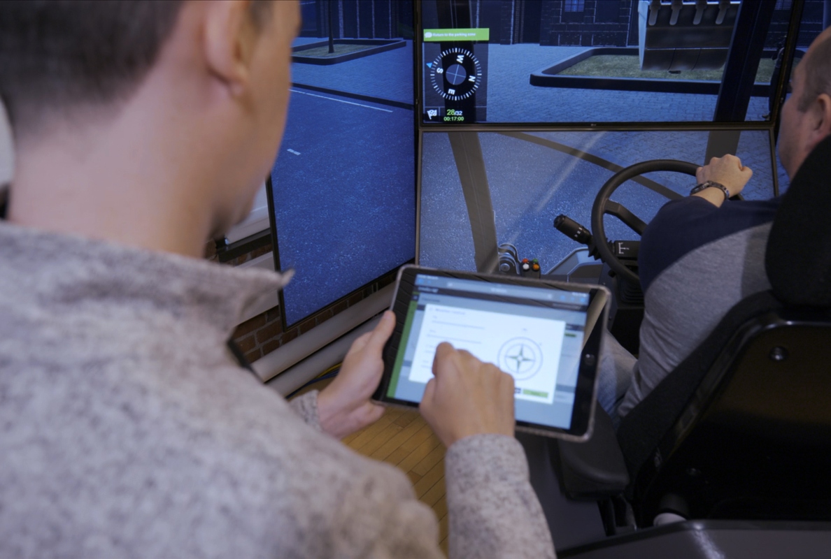 Intellia Instructor on tablet