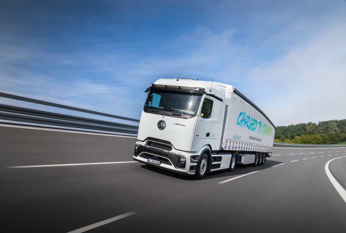 eActros 600 Sattelzugmaschine - zero-emission; CO2-neutral; electric; battery; e-mobility; e-truck; Weltpremiere; Mercedes-Benz