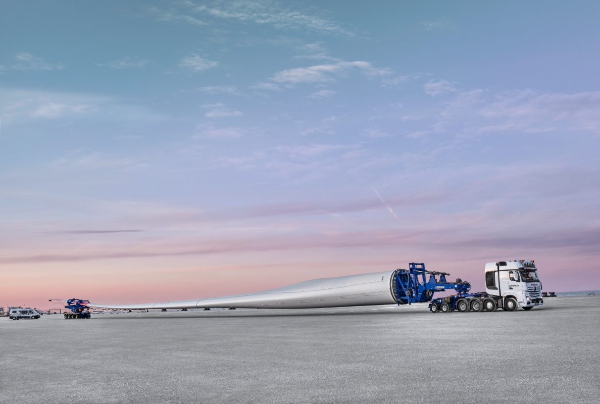 When 99.5 metres meet millimetre precision: SCHEUERLE RBTS in action for ENERCON