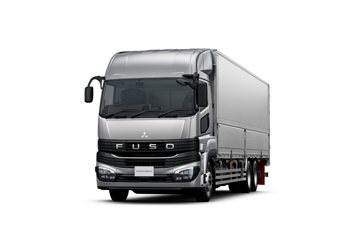 New FUSO Super Great heavy-duty truck Oct 2023 front-view