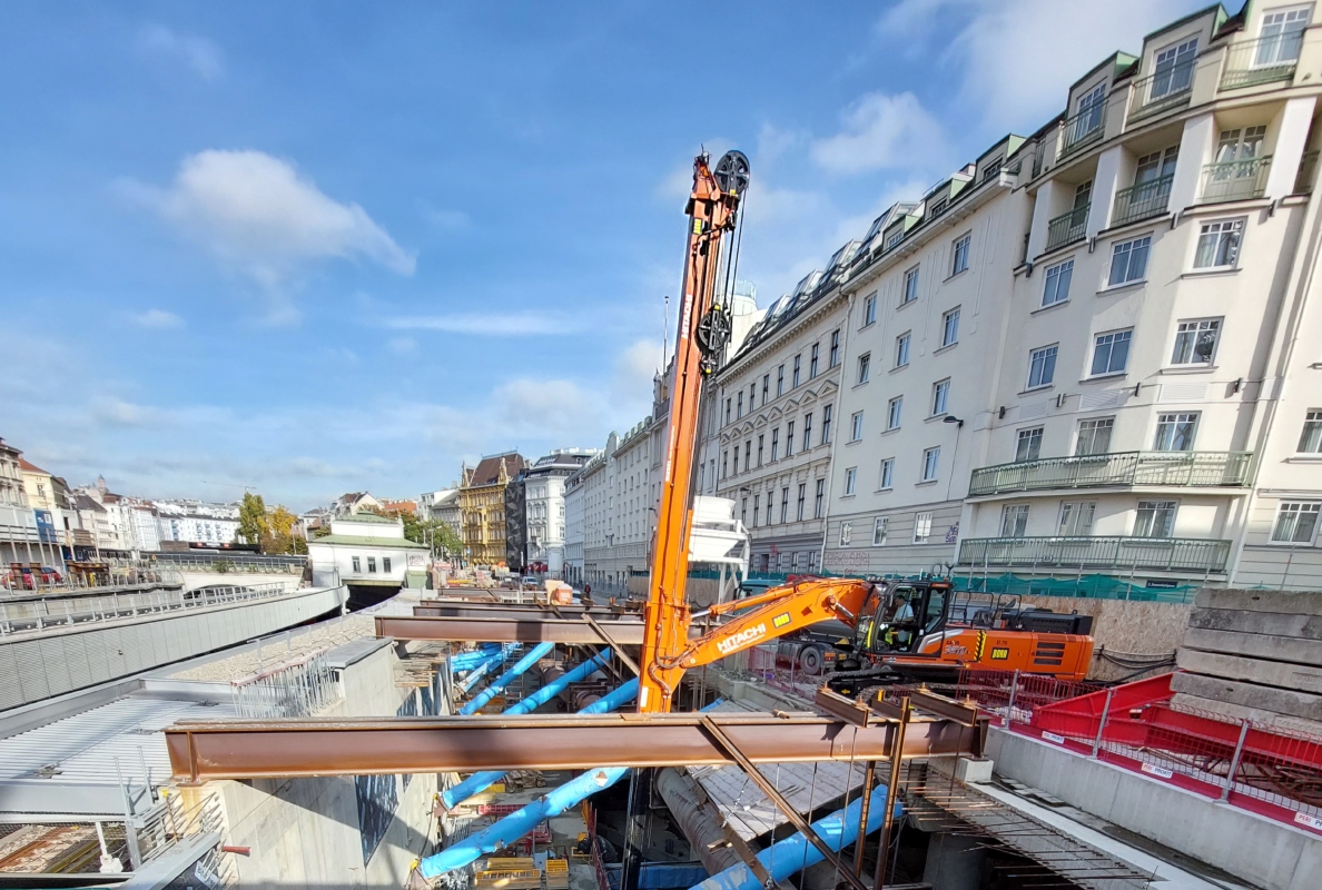 Hitachi ZX350LC-7 CTA is ideal for Austrian infrastructure project