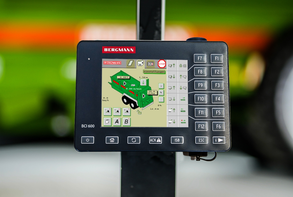 The new BERGMANN ISOBUS terminal BCI 600.