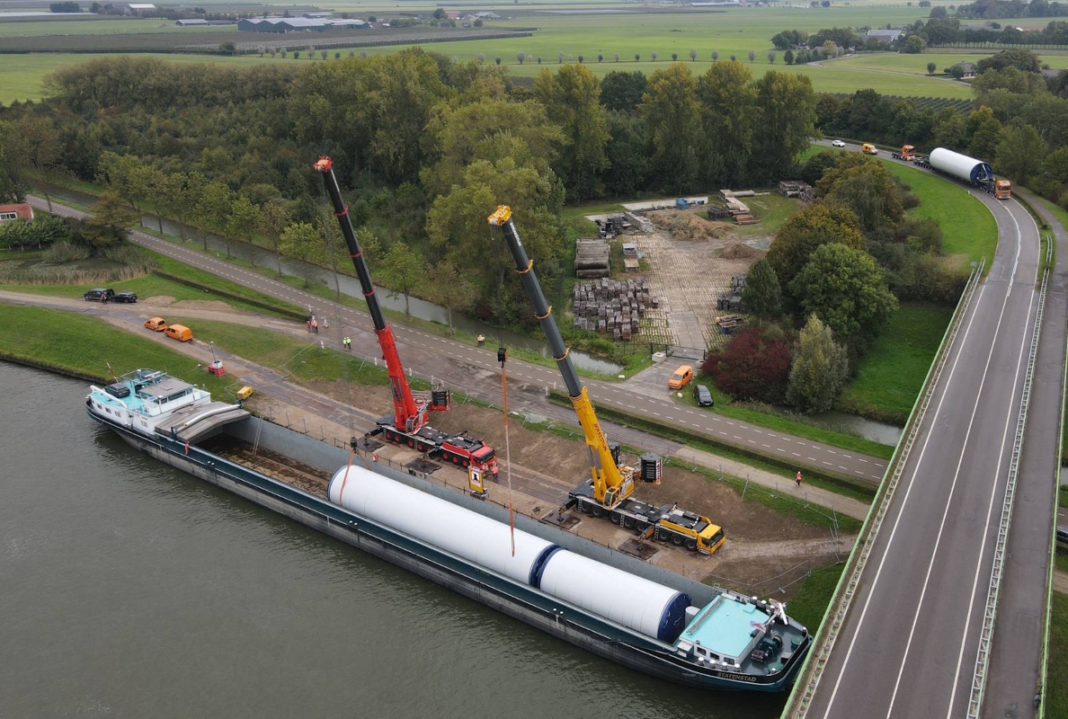 The Logistical Power behind Wind Farm Goyerbrug