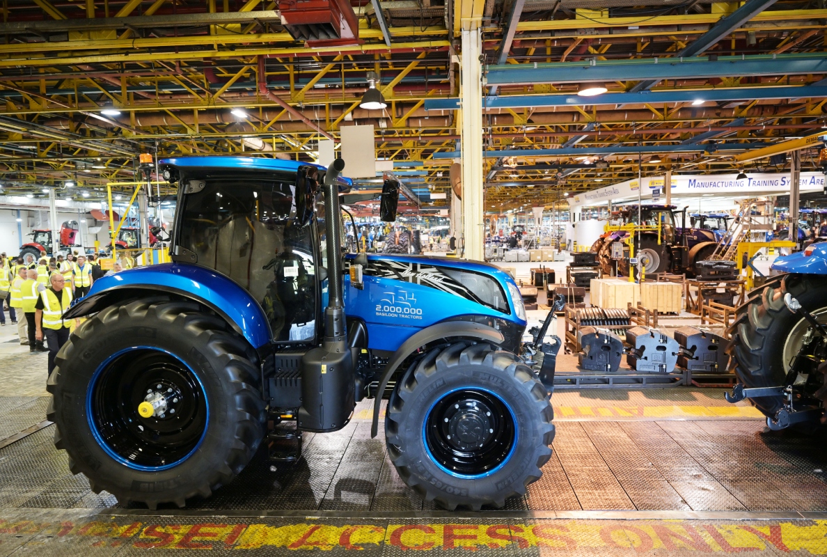 New Holland marks two millionth Basildon tractor