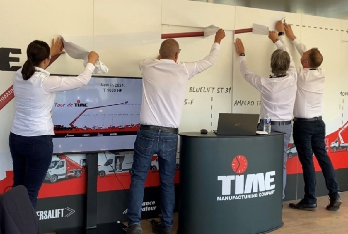 The STEIGER® T 1000 HF was unveiled during the TIME press conference at the APEX trade show in Maastricht.