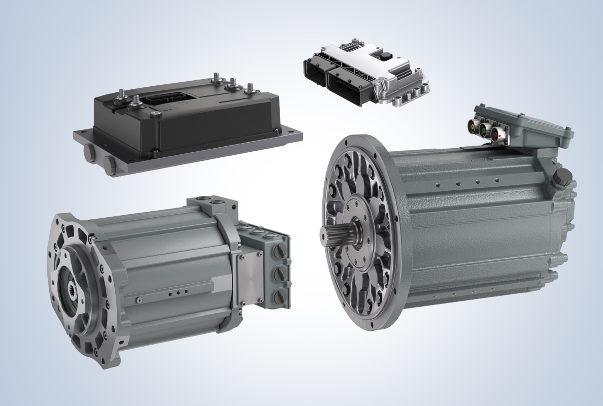 The Rexroth portfolio expands with the new 96-volt powerful motors and inverters, the high voltage EMP1 motors with an impressive power density and a unified software platform for all voltage classes.