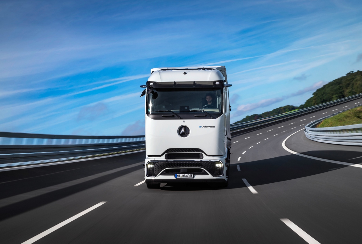 eActros 600 Sattelzugmaschine - zero-emission; CO2-neutral; electric; battery; e-mobility; e-truck; Weltpremiere; Mercedes-Benz