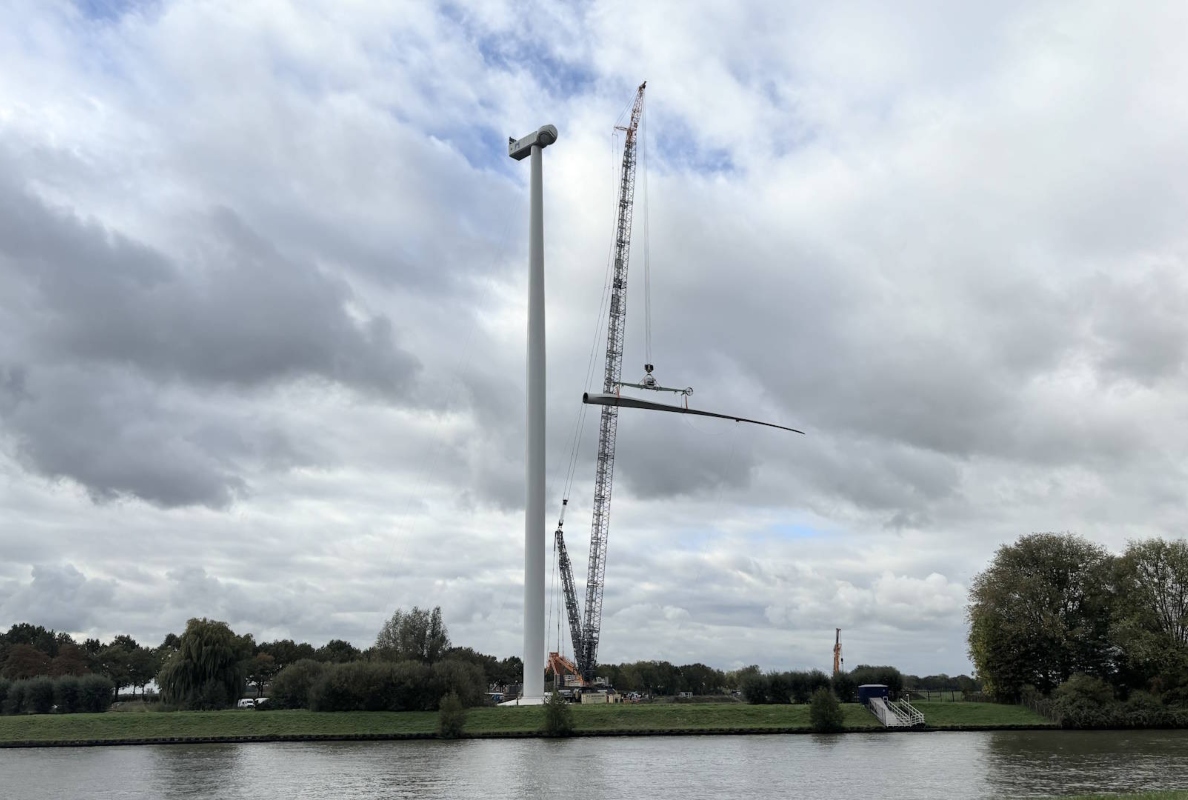 The Logistical Power behind Wind Farm Goyerbrug