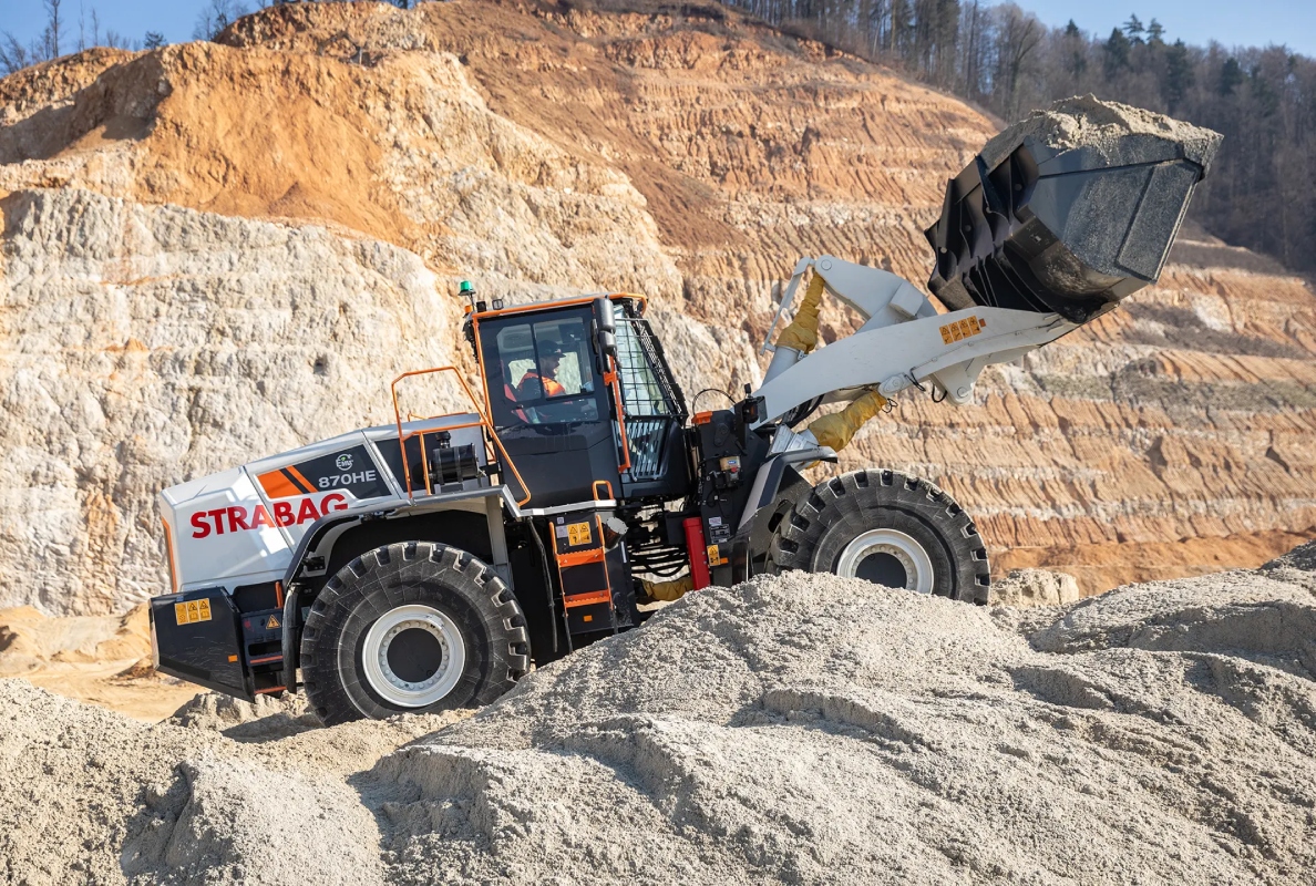 LiuGong 870HE advances zero-emission quarry operations at STRABAG