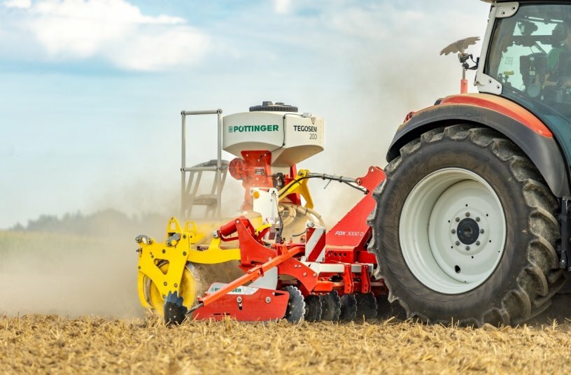 The best working results in seedbed preparation with the FOX 3000 D