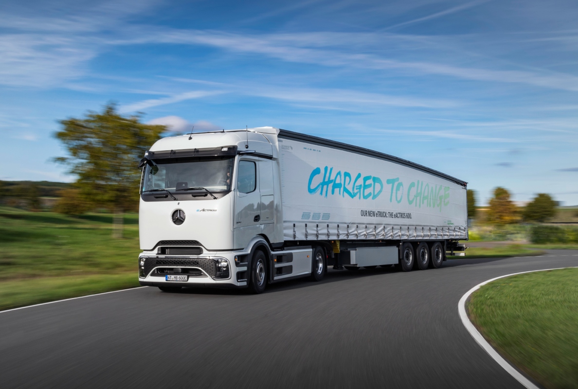 eActros 600 Sattelzugmaschine - zero-emission; CO2-neutral; electric; battery; e-mobility; e-truck; Weltpremiere; Mercedes-Benz