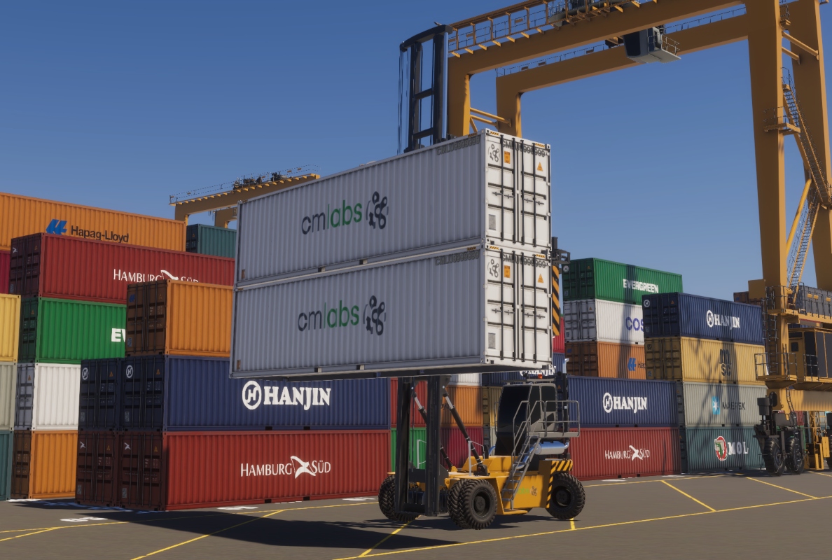 CM Labs Launches Port Sector’s First Simulation Training Solution for Double Empty Container Handler