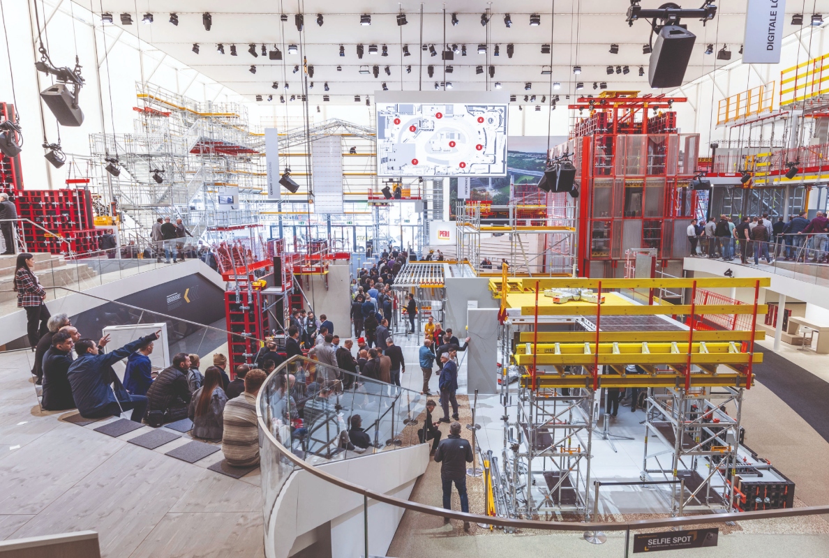 Five times a day, PERI product experts will give live demonstrations of how valuable time can be saved at construction sites – all while maintaining the same high quality and safety standards.
