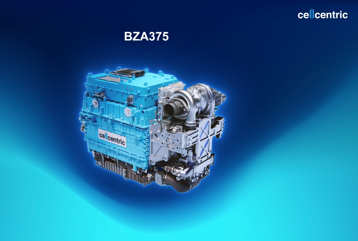 Defining the new fuel cell standard in heavy-duty applications: cellcentric unveils BZA375