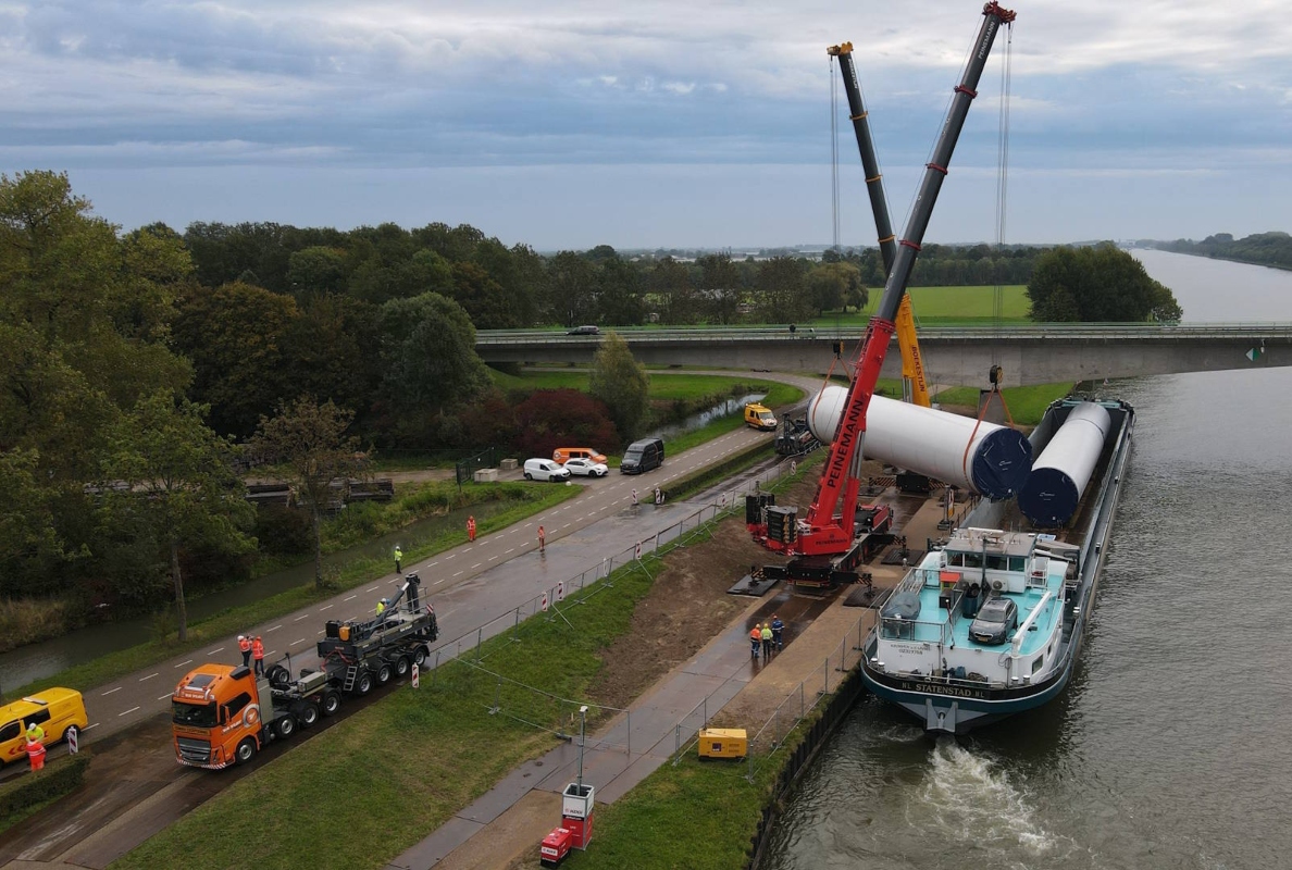 The Logistical Power behind Wind Farm Goyerbrug