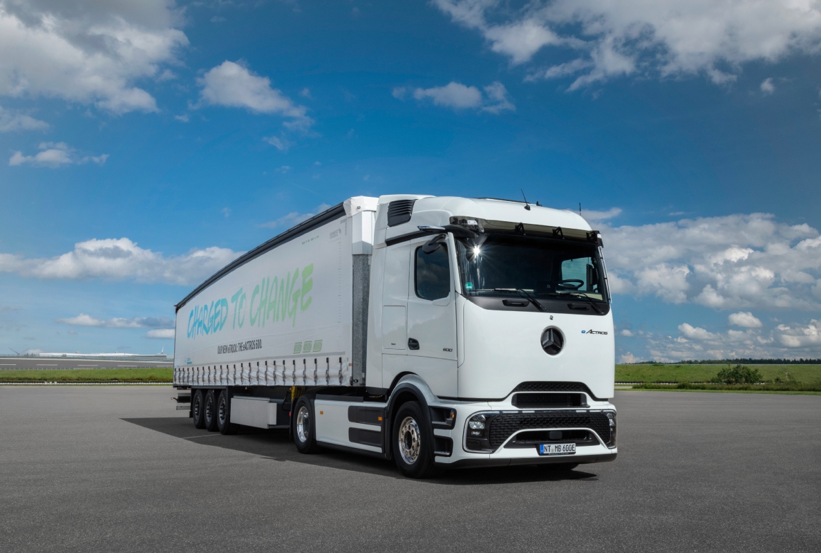 eActros 600 Sattelzugmaschine - zero-emission; CO2-neutral; electric; battery; e-mobility; e-truck; Weltpremiere; Mercedes-Benz