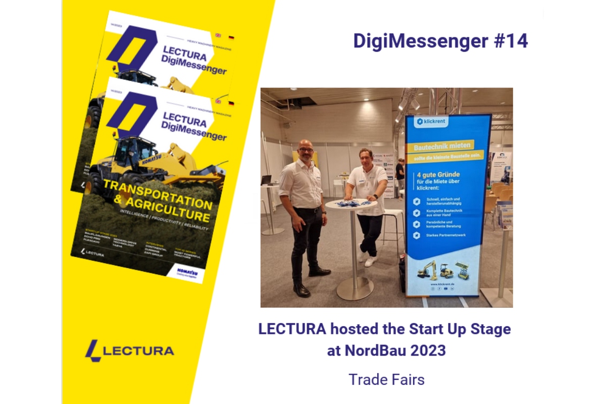 LECTURA hosted the Start Up Stage at NordBau 2023