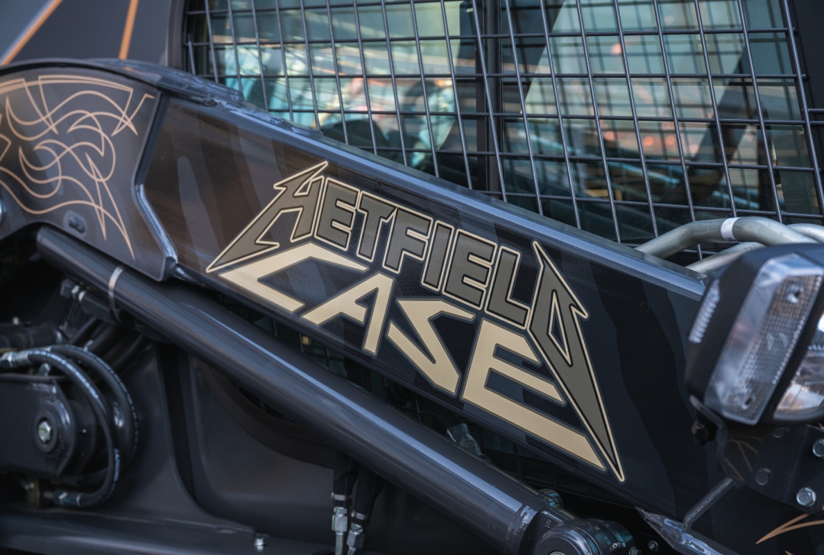 CASE Construction Equipment Designs Distinctive Skid Steer Inspired By Metallica Front Man James Hetfield