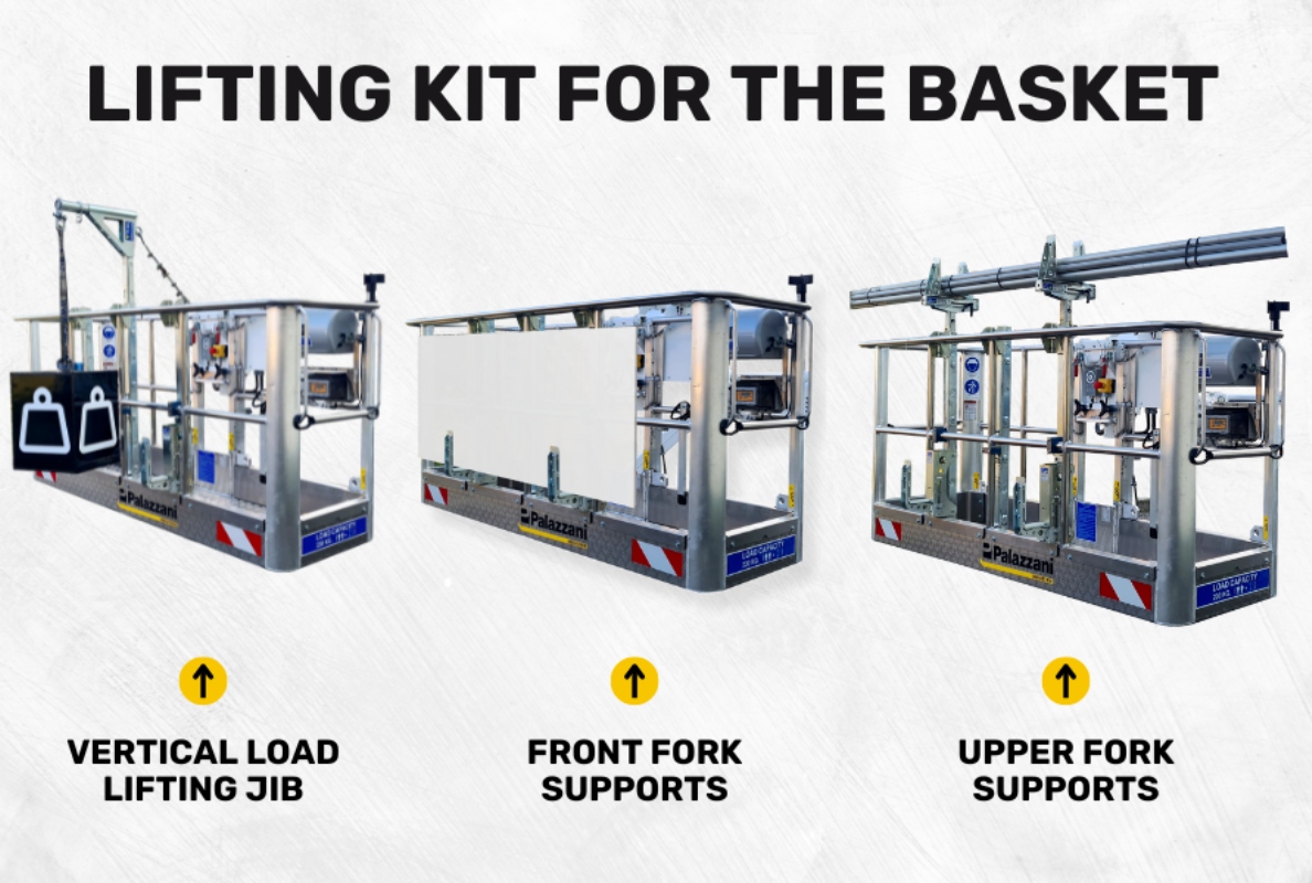 Lifting kit for the basket now available for new platform models
