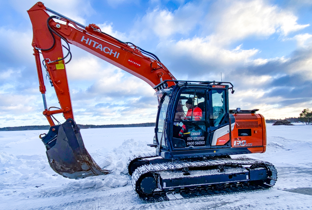 Hitachi excavator
