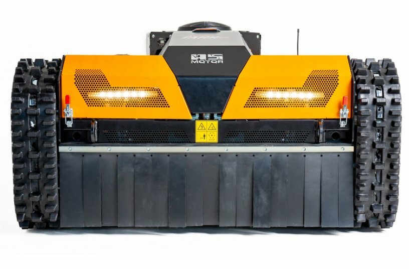 Mow steep slopes faster - without turning