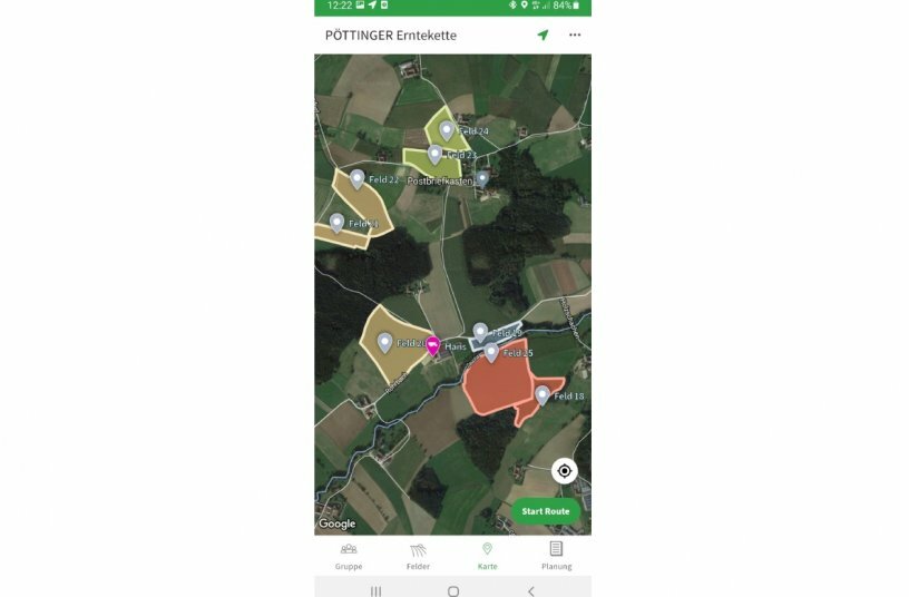 Display the process status of each field.