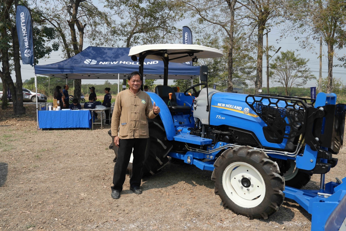 CNH equipment helps Thai rice farmer replace stubble burning - Pichai Sota