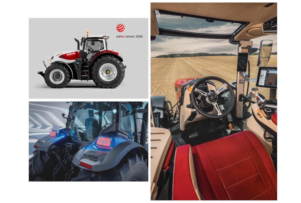 Triple win for CNH brands at the 2026 Red Dot Design Awards