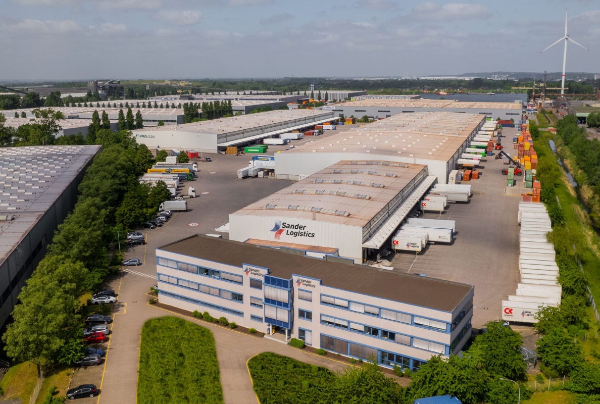 Sander Logistics at the port of Hamburg