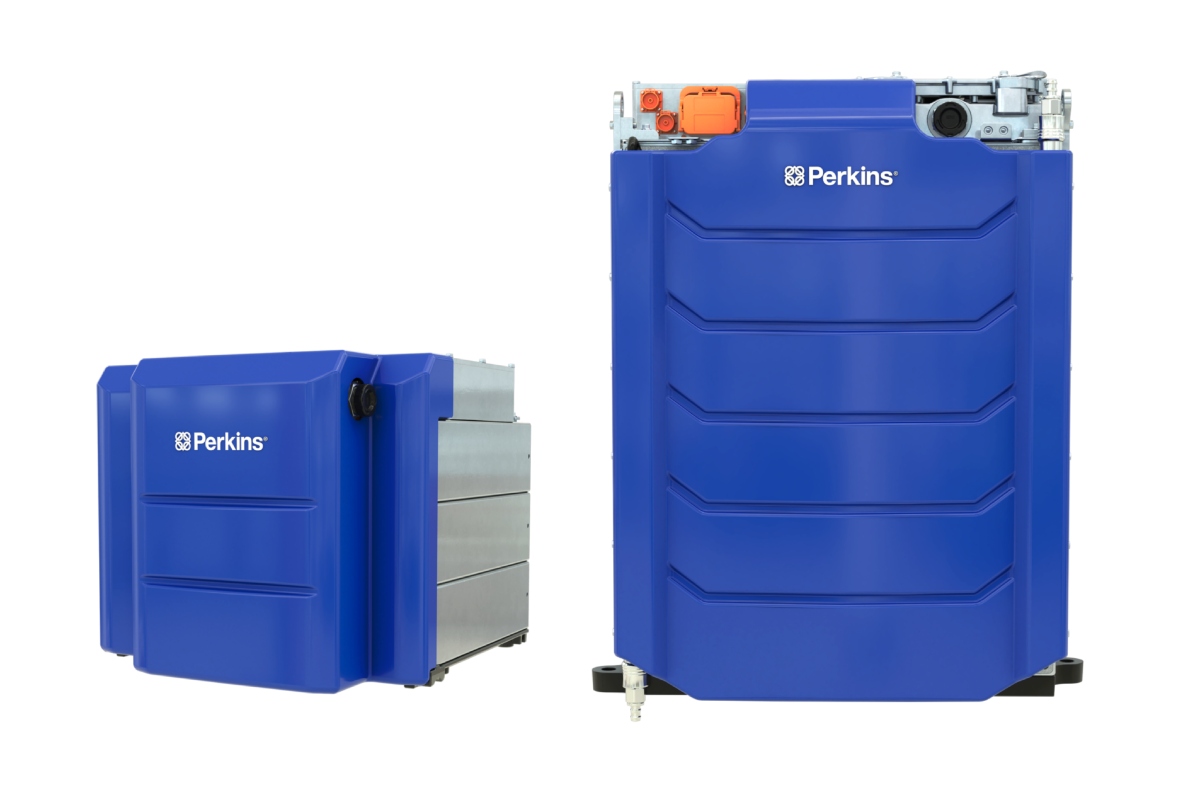 Perkins 48 and 600 volt batteries.