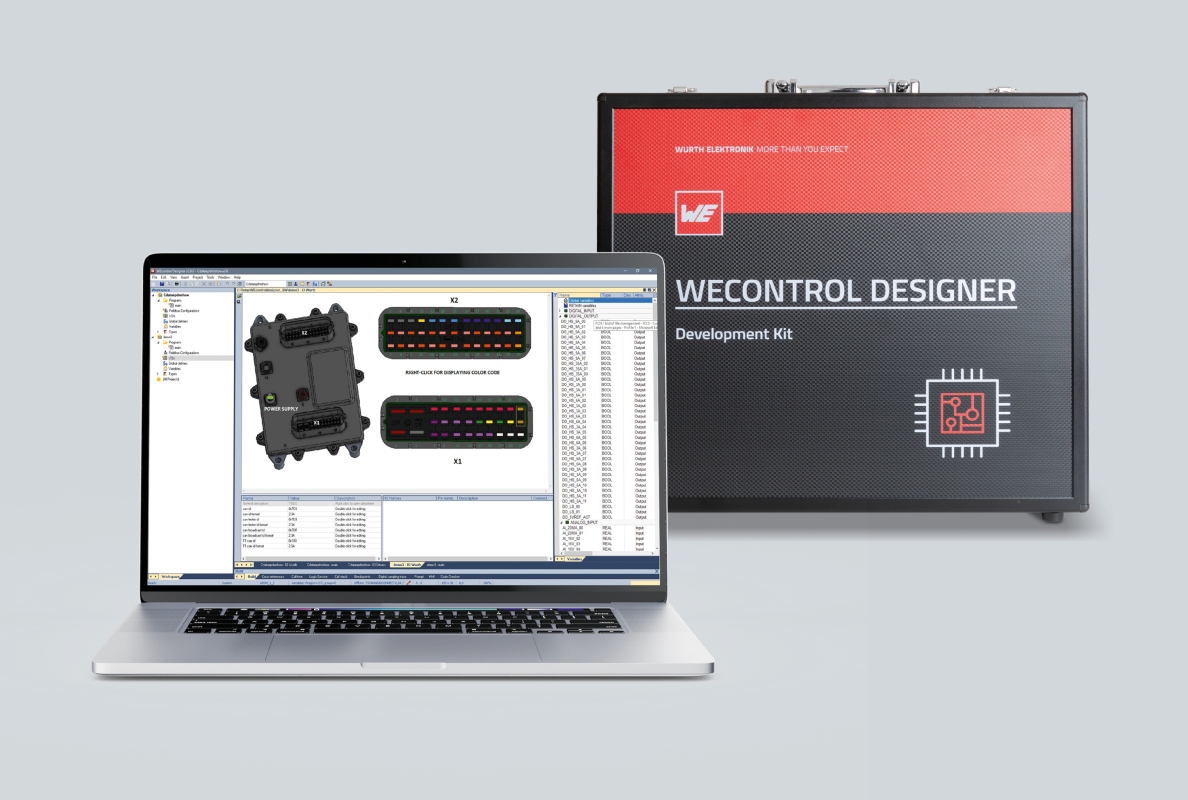 The ePDM 70-150 is fully programmable and supported by the powerful WEcontrol Designer programming environment.