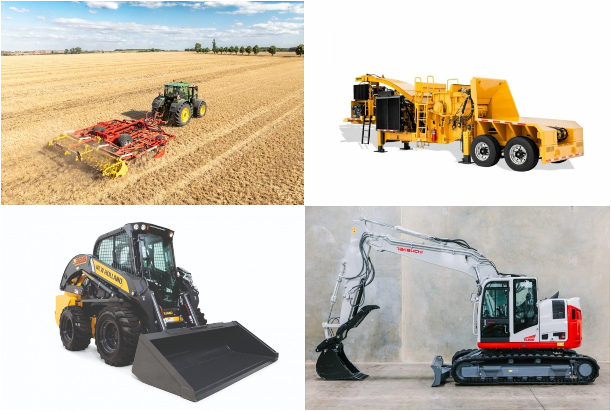 Product launches of February: part 2 (New Holland loaders, Takeuchi cultivators, Tigercat chippers, and more)