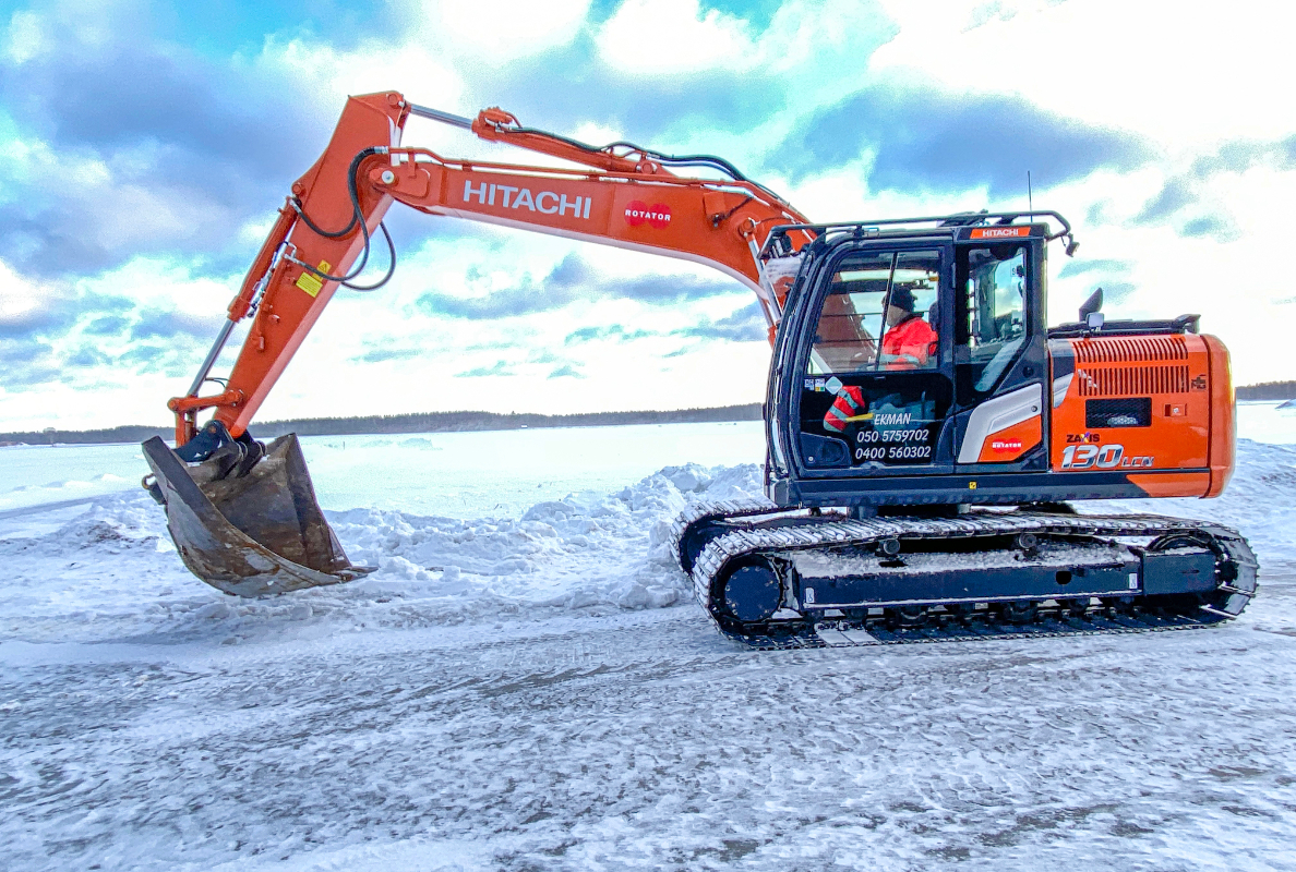 Hitachi excavator