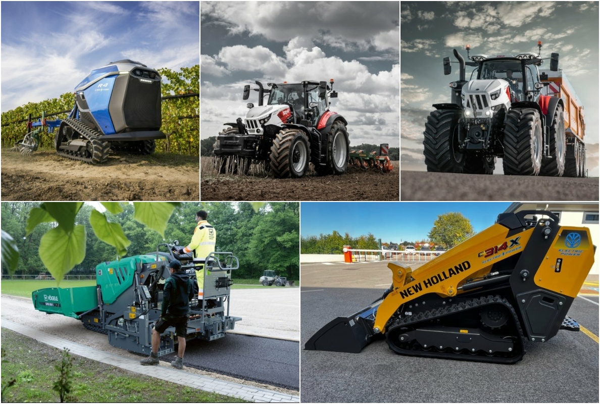 Product launches of November: part 2 (Vögele pavers, Steyr tractors, New Holland skid steer loaders, and more)