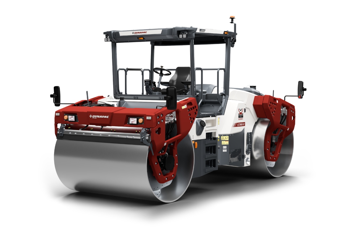 Dynapac Reenters the 16-Ton Asphalt Roller Class with the CC7000