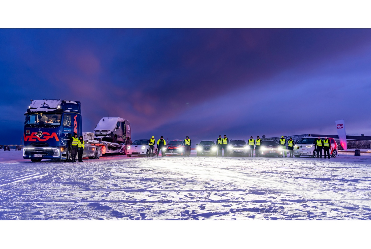 Premiere at the Arctic Circle: VEGA’s eActros 600 conquers the eNordkapp Challenge as the first battery-electric truck