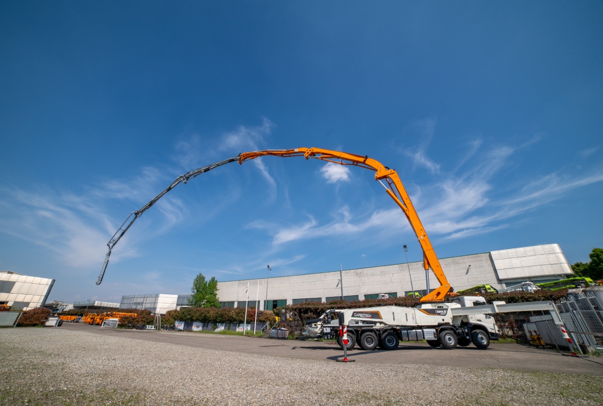 CIFA introduces the new K60H with 7-section boom: a new benchmark in the 60-meter class