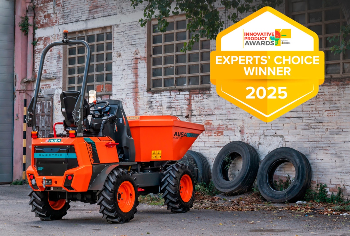 The AUSA D151AEG Electric Dumper Recognized as an Expert’s Choice Winner