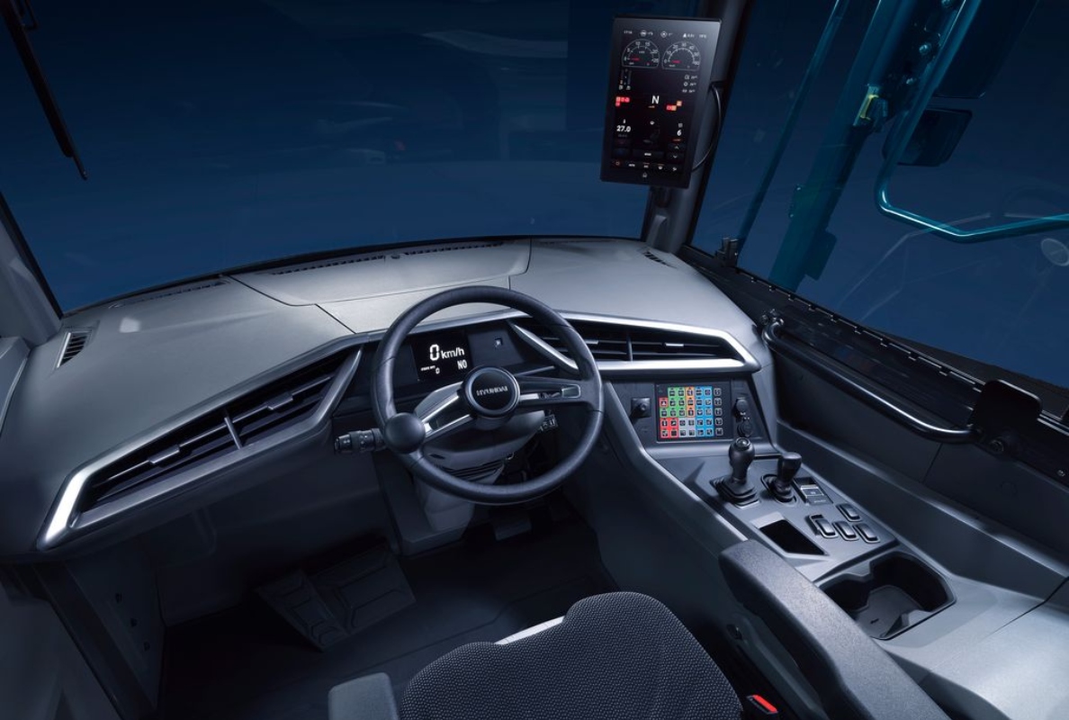 Cab updates for Hyundai articulated dump trucks