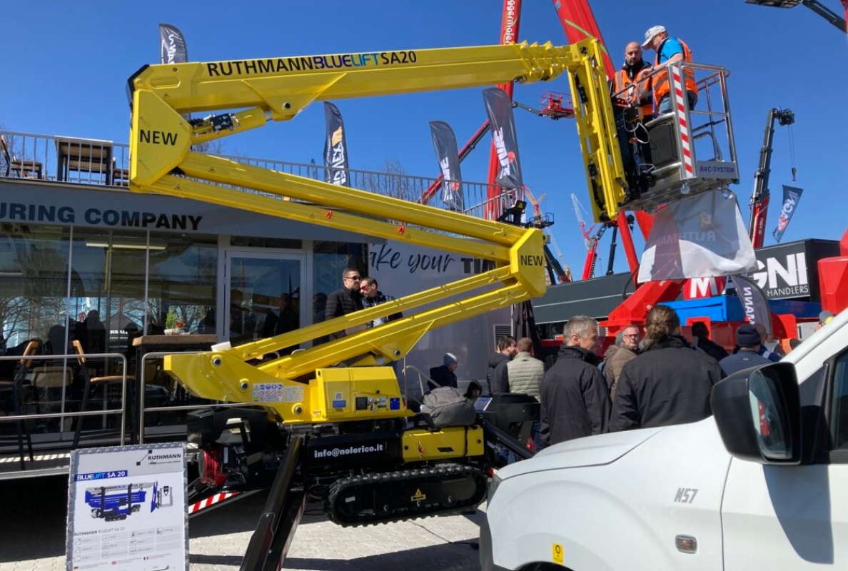 The new RUTHMANN BLUELIFT SA 20 celebrated its premiere at bauma 2025 in Munich.