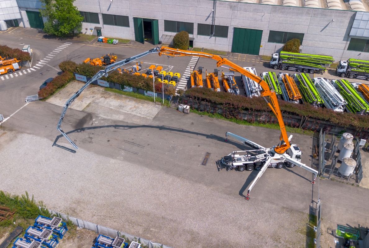 CIFA introduces the new K60H with 7-section boom: a new benchmark in the 60-meter class