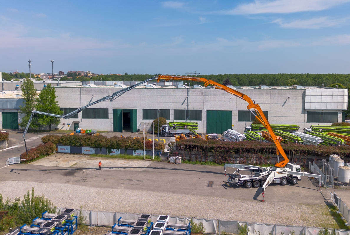 CIFA introduces the new K60H with 7-section boom: a new benchmark in the 60-meter class