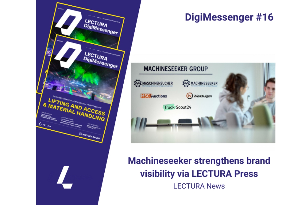Machineseeker strengthens brand visibility via LECTURA Press