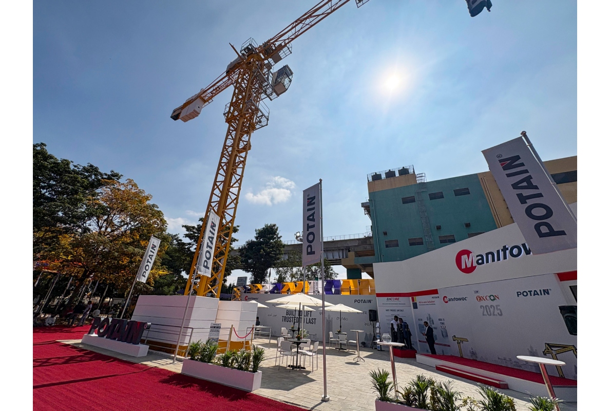 New Potain MCT 105 topless tower crane in the spotlight at EXCON 2025