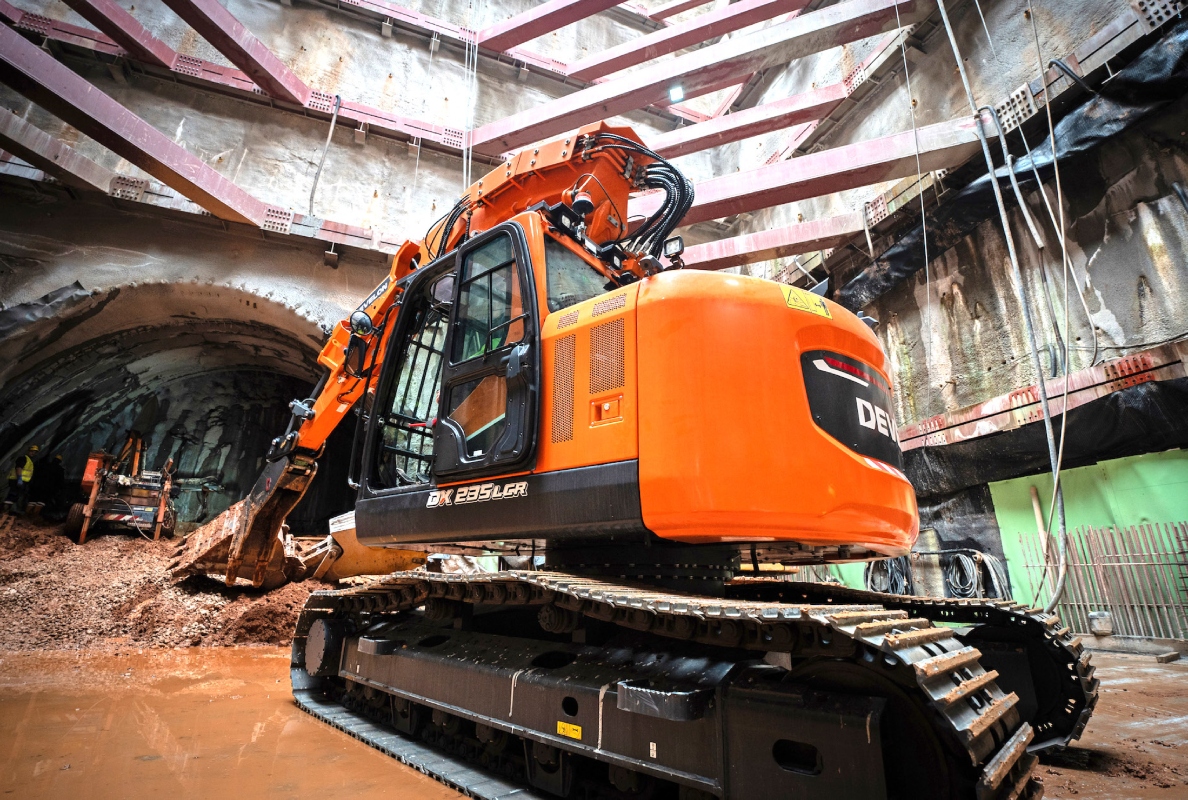 New DX235RTF-7 Tunnelling Excavator from DEVELON