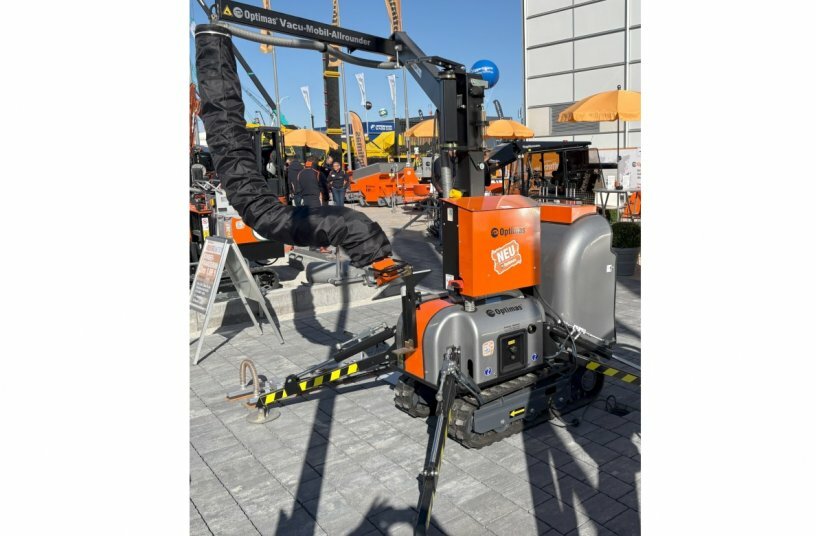 The Vacu-Mobil Allrounder in E-version was also a new presentation from Optimas.