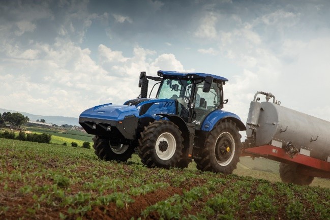  New Holland T6 Methane Power equipped with FPT Industrial’s N67 NG engine