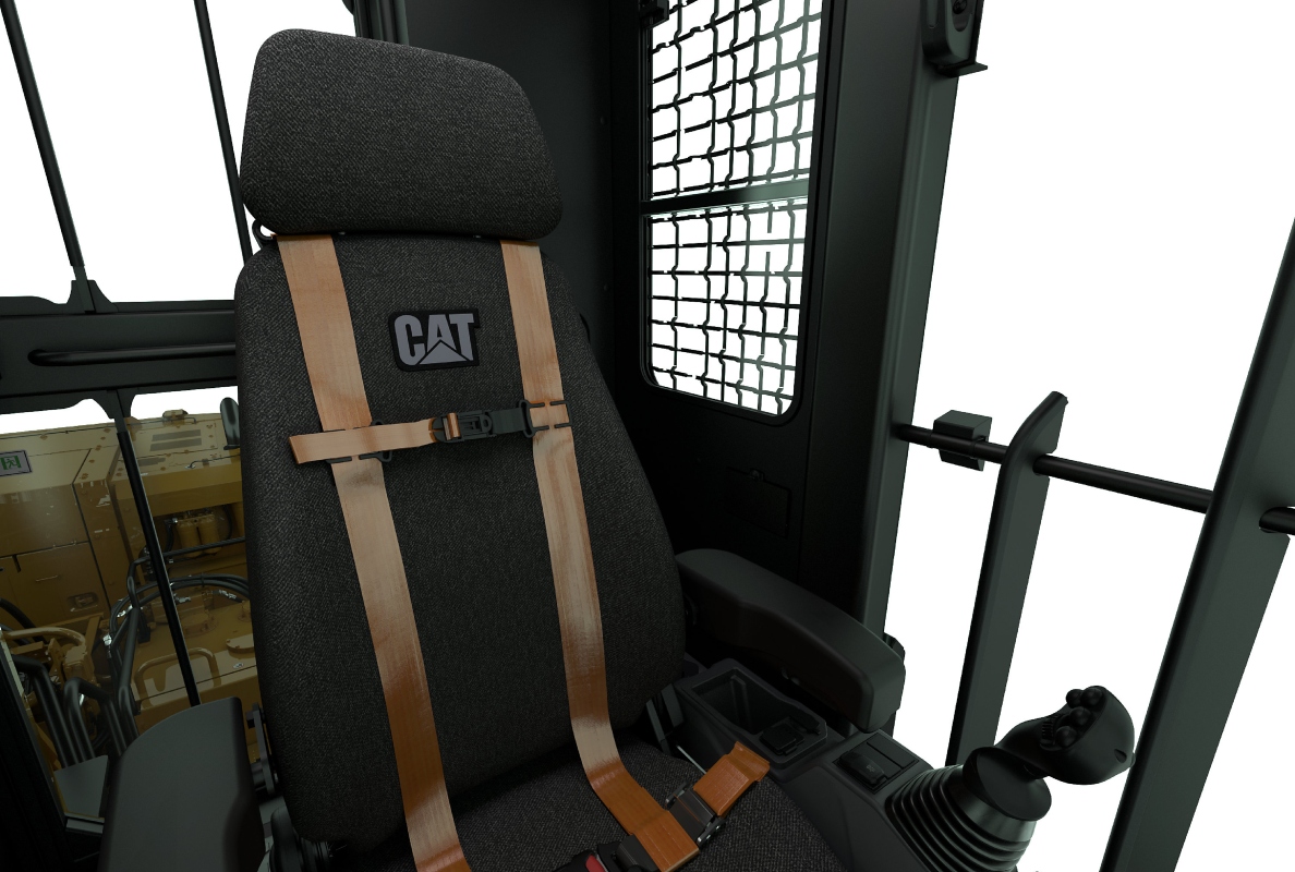 Cat MH3295 Material Handler cab