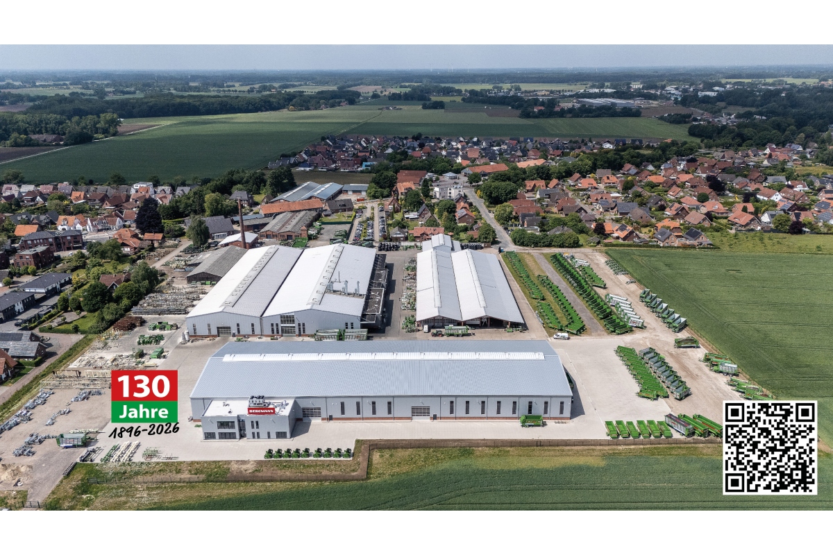 BERGMANN with a view of the new production hall.