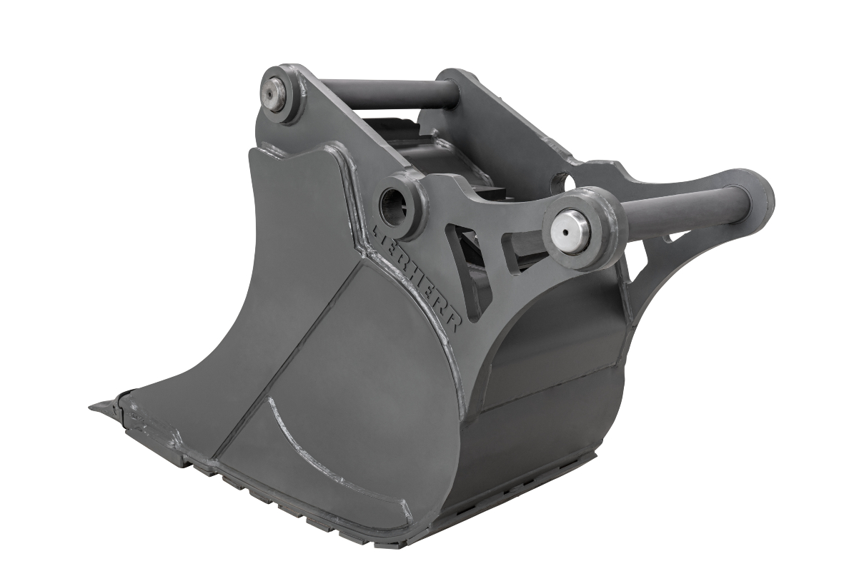 At a separate stand in Hall B5 Stand 439 Liebherr presents the comprehensive portfolio of attachments and quick coupling systems. The new Liebherr 2-in-1 bucket is also exhibited here.